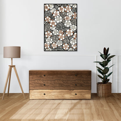 Plakat  Floral Pattern, Bijutsukai Japoński Vintage