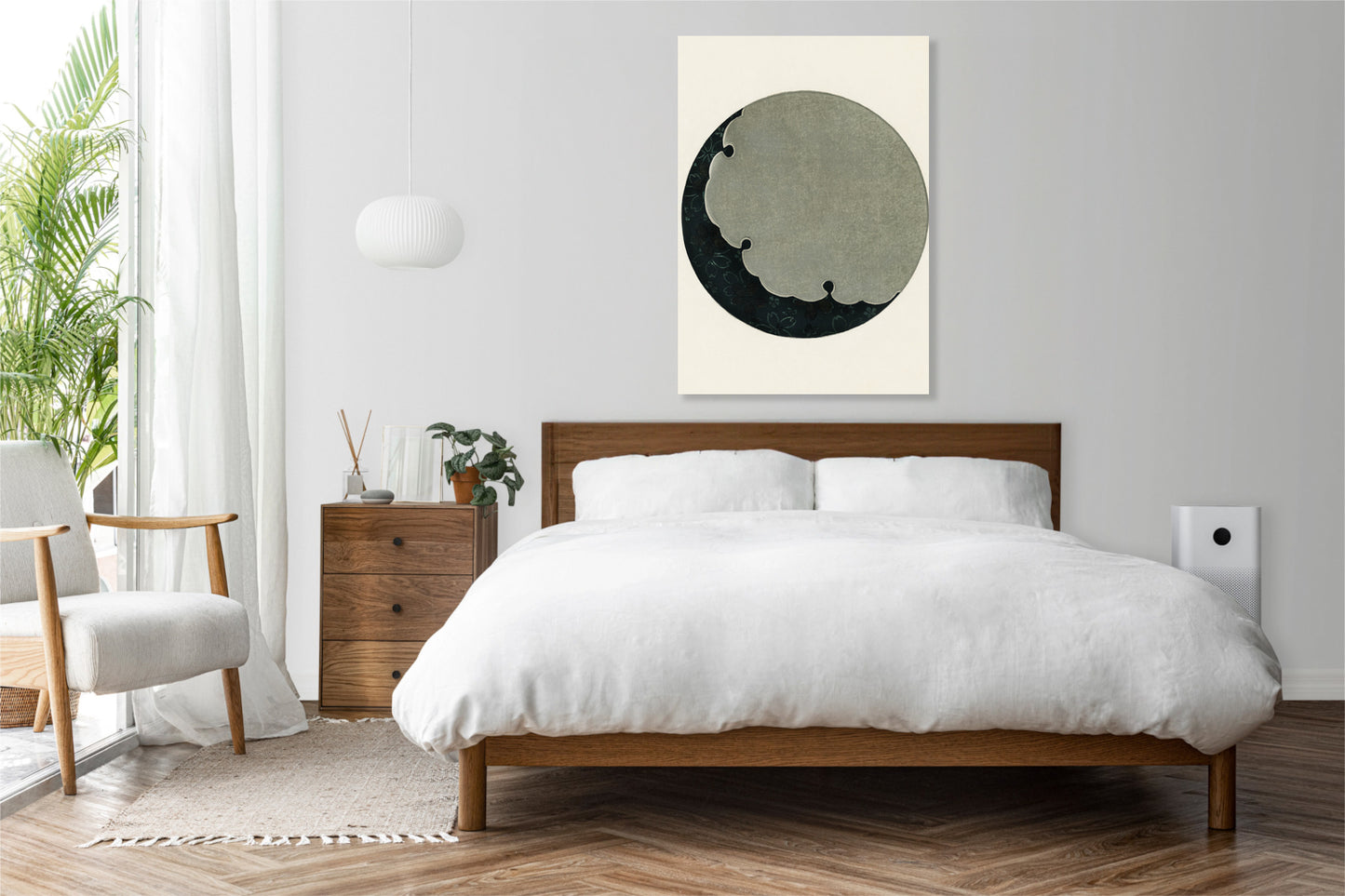 Obraz  Moon, Bijutsukai Japoński Vintage do Salonu