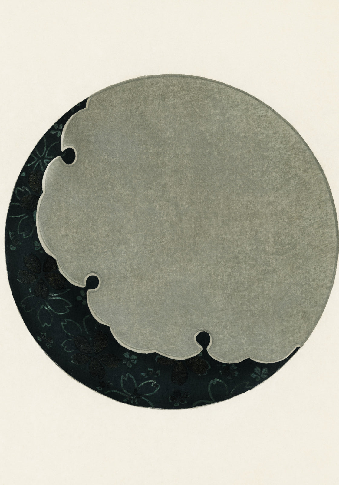 Plakat  Moon, Bijutsukai Japoński Vintage do Salonu