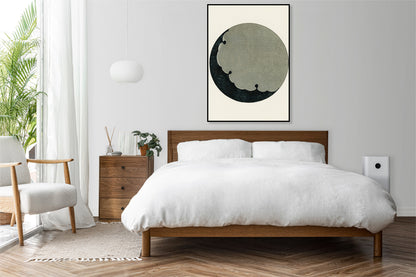 Plakat  Moon, Bijutsukai Japoński Vintage do Salonu