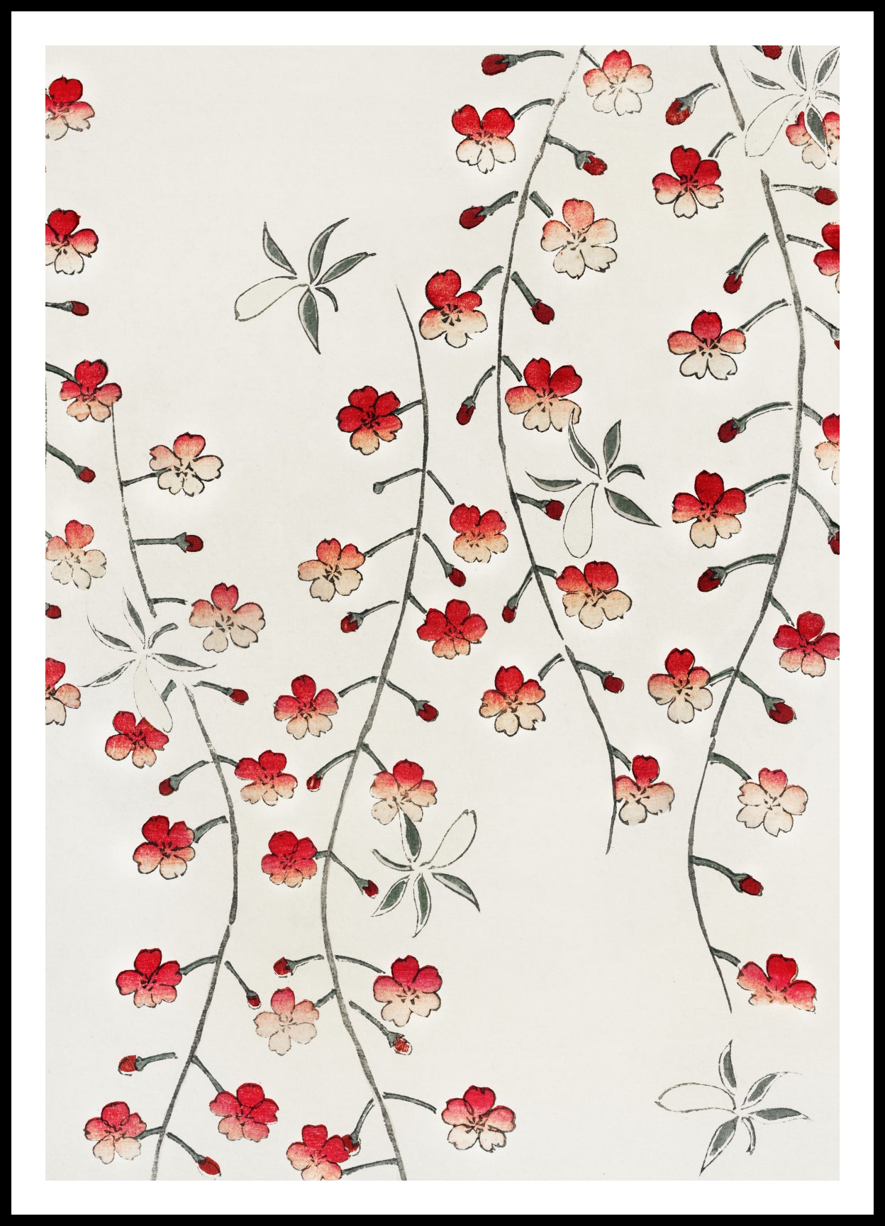Plakat  Cherry Blossom, Bijutsukaii Japoński Vintage