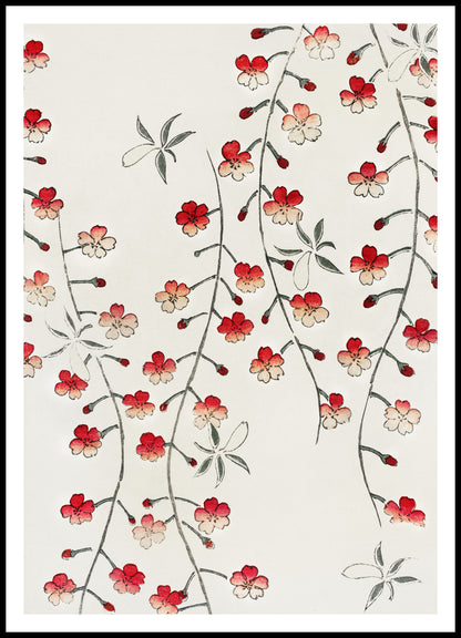 Plakat  Cherry Blossom, Bijutsukaii Japoński Vintage