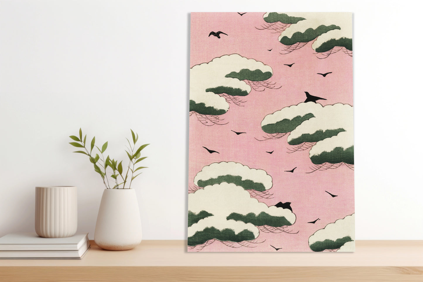 Obraz  Pink Sky, Bijutsukai Japoński Vintage do Salonu
