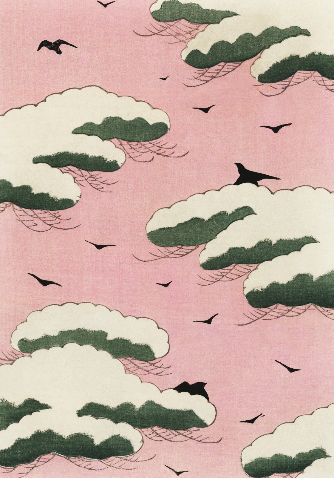 Plakat  Pink Sky, Bijutsukai Japoński Vintage do Salonu