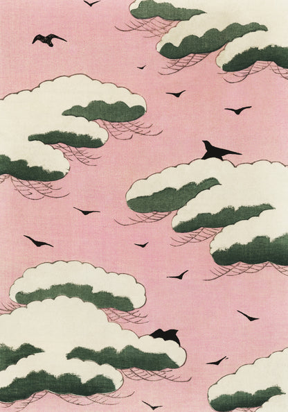 Plakat  Pink Sky, Bijutsukai Japoński Vintage do Salonu