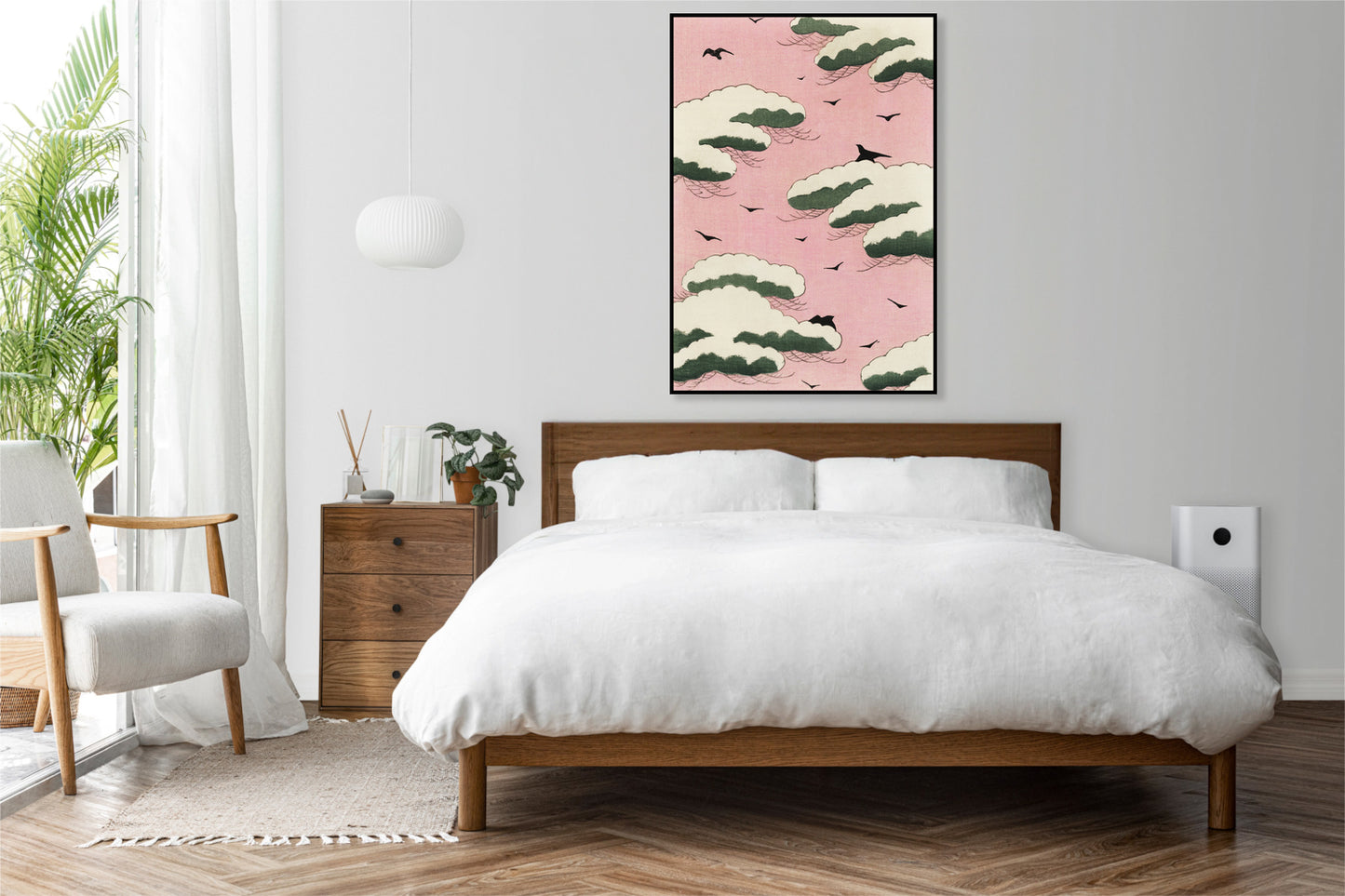 Plakat  Pink Sky, Bijutsukai Japoński Vintage do Salonu