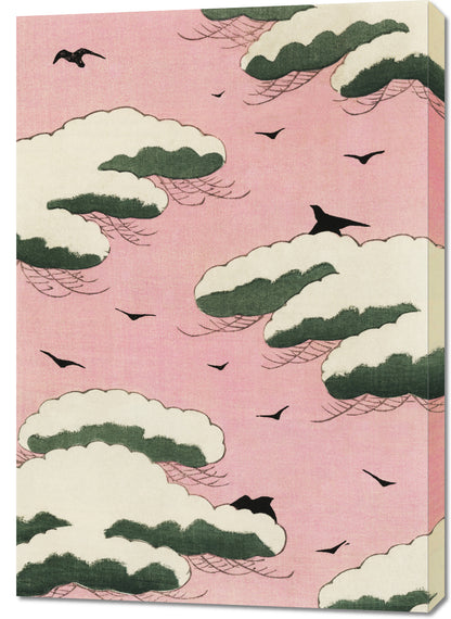 Obraz  Pink Sky, Bijutsukai Japoński Vintage do Salonu