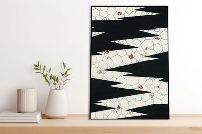 Plakat  Flowers, Bijutsukai Japoński Vintage do Salonu