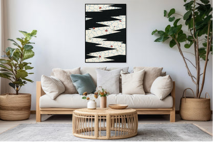 Plakat  Flowers, Bijutsukai Japoński Vintage do Salonu