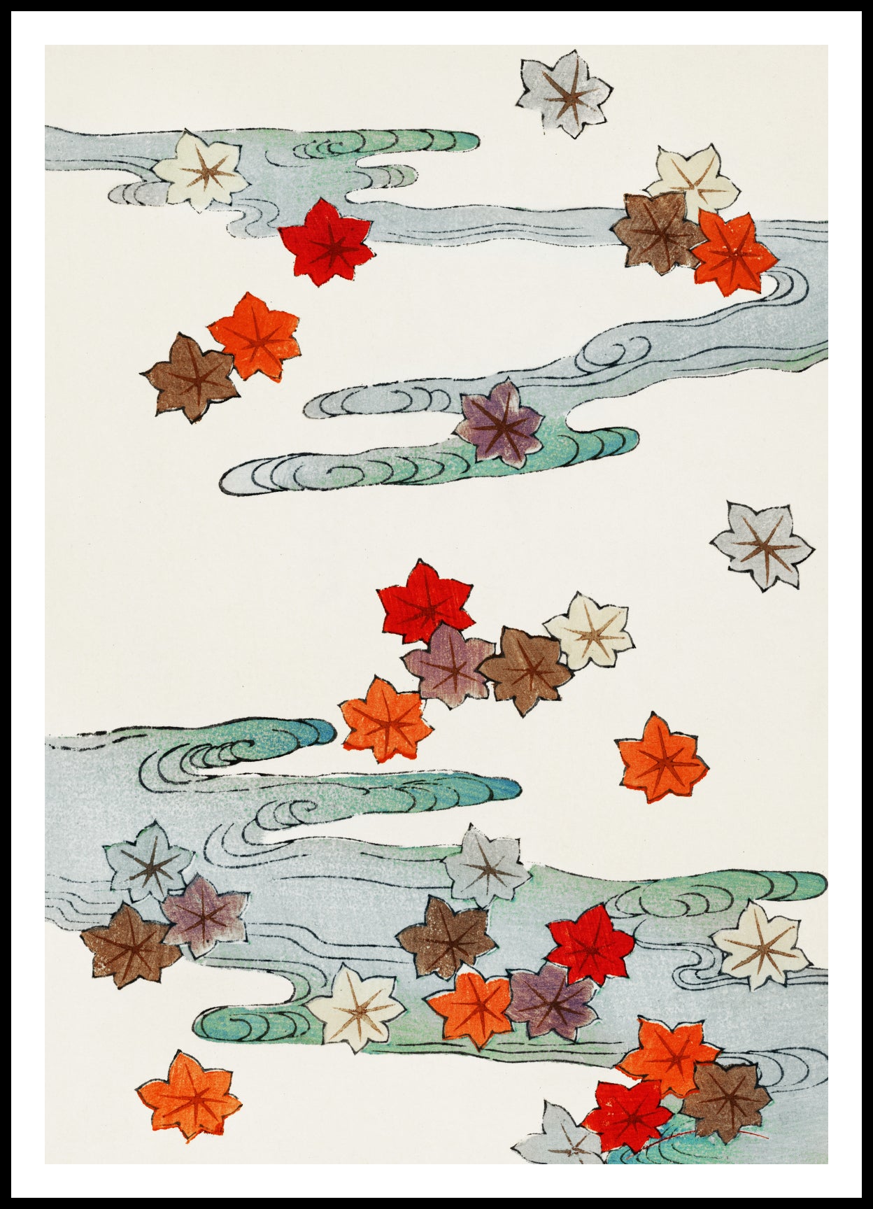 Plakat  Autumn, Bijutsukai Japoński Vintage do Salonu