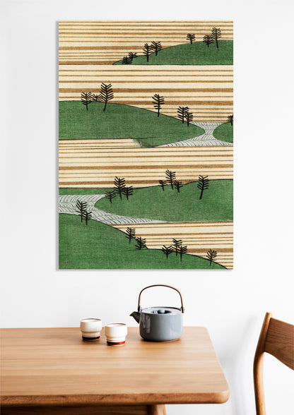 Obraz  Landscape, Bijutsukai Japoński Vintage do Salonu