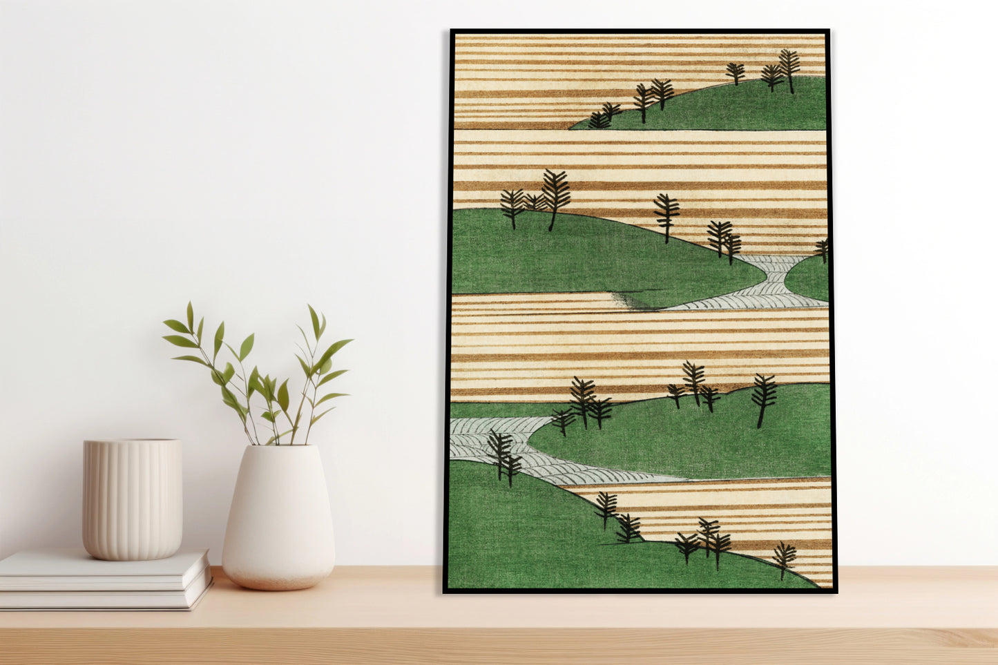 Plakat  Landscape, Bijutsukai Japoński Vintage do Salonu