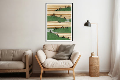 Plakat  Landscape, Bijutsukai Japoński Vintage do Salonu