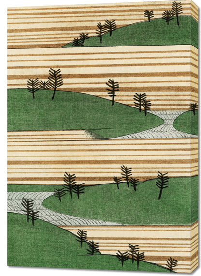 Obraz  Landscape, Bijutsukai Japoński Vintage do Salonu