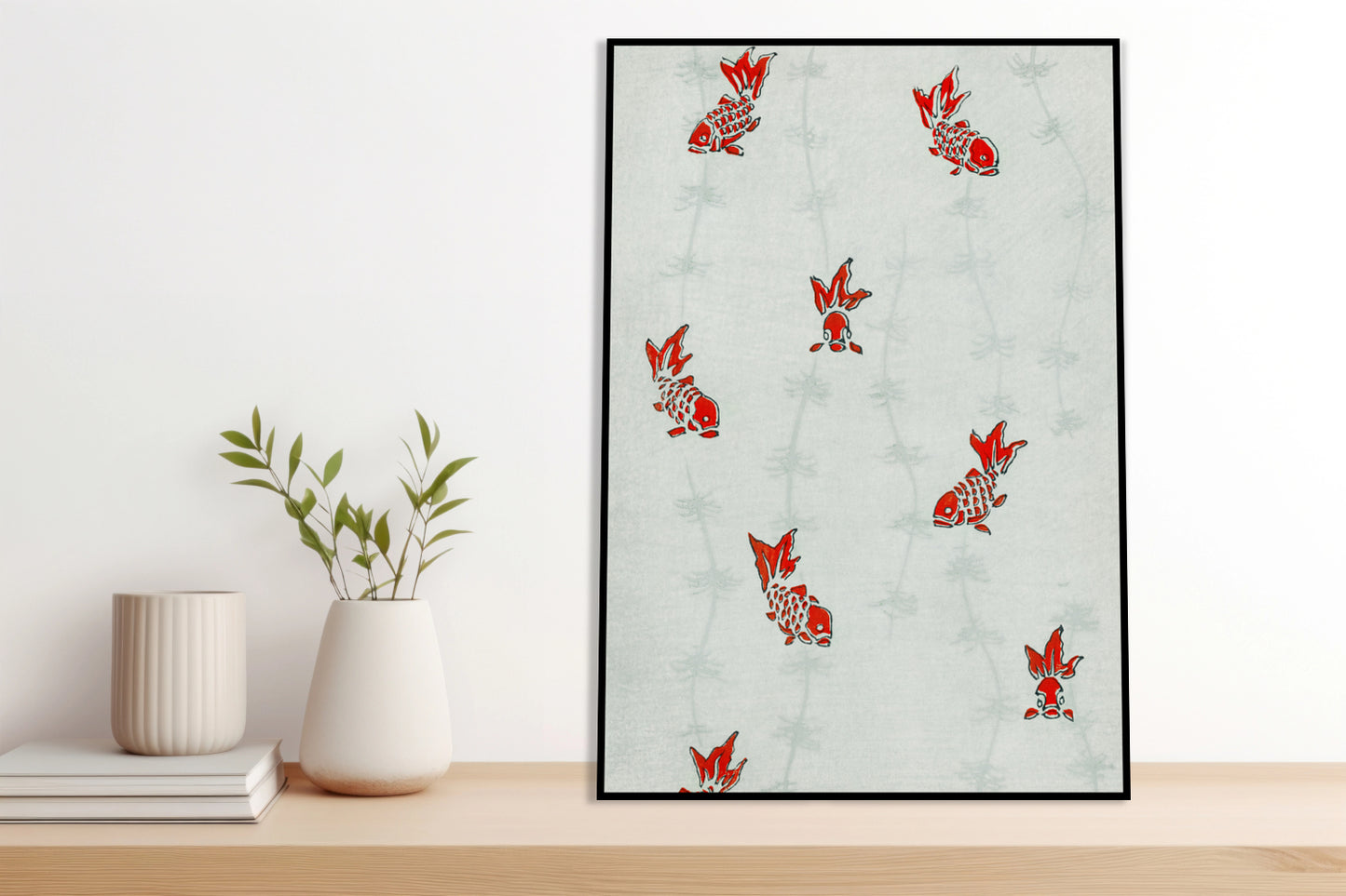 Plakat  Seamless Gold Fish, Bijutsukai Japoński Vintage