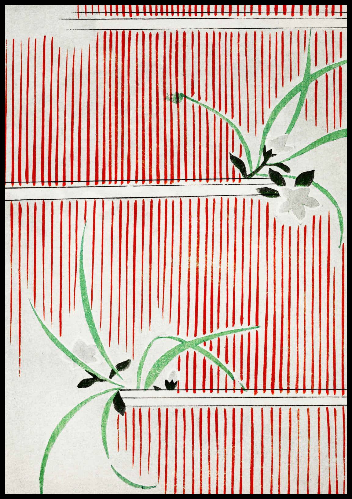 Plakat  Morning Glory, Bijutsukai Japoński Vintage