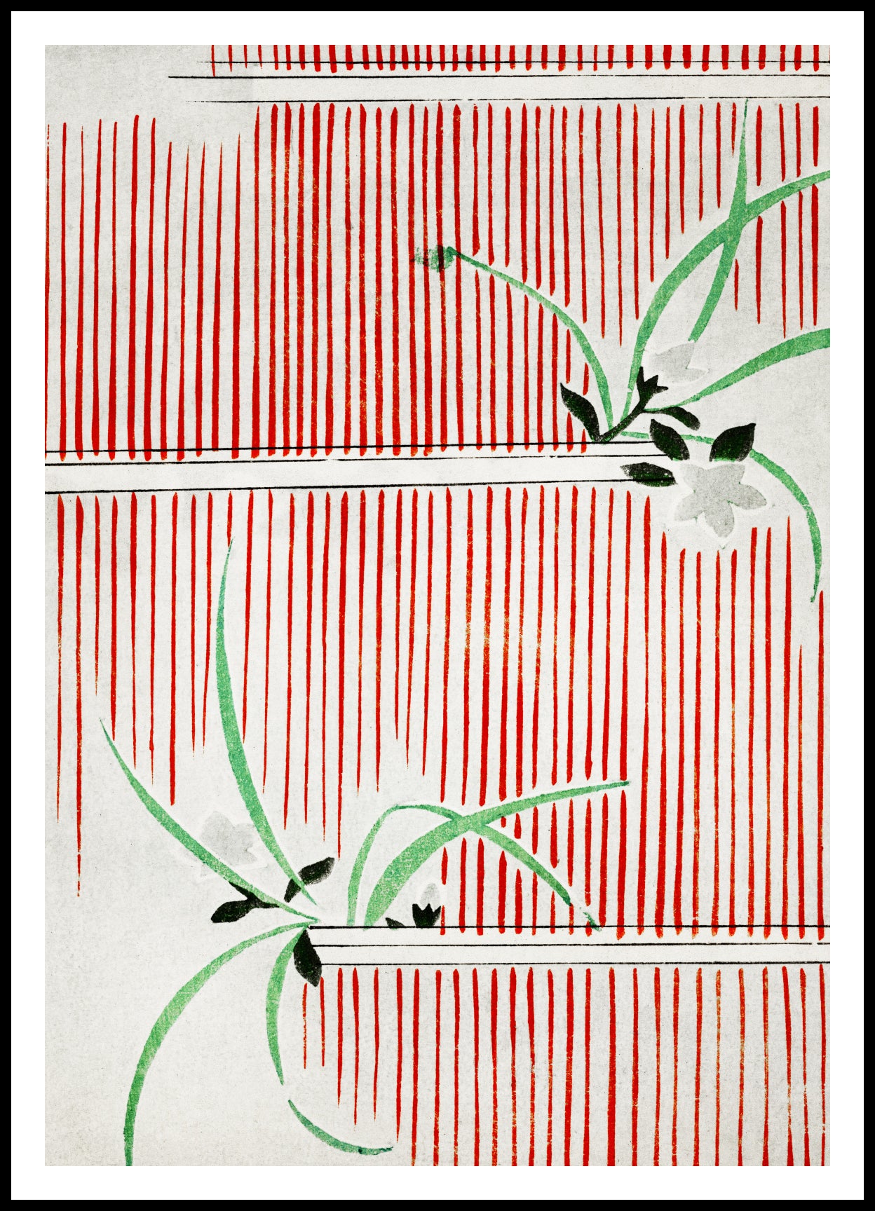 Plakat  Morning Glory, Bijutsukai Japoński Vintage