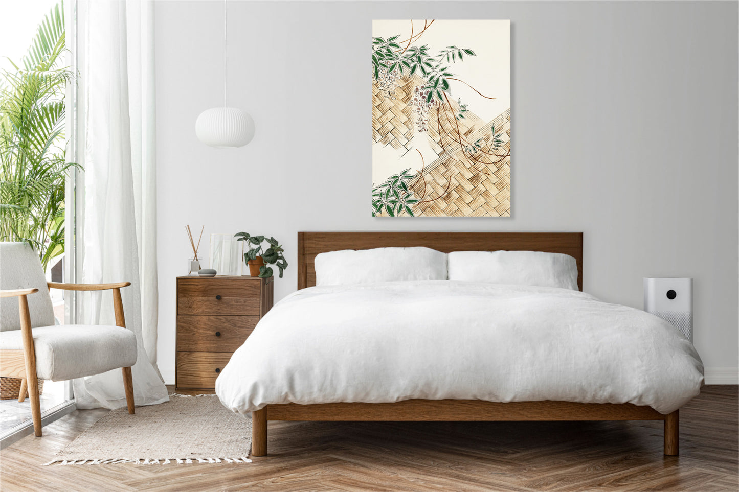 Obraz  Wisteria, Bijutsukai Japoński Vintage do Salonu