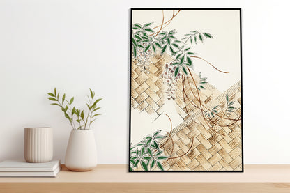 Plakat  Wisteria, Bijutsukai Japoński Vintage do Salonu