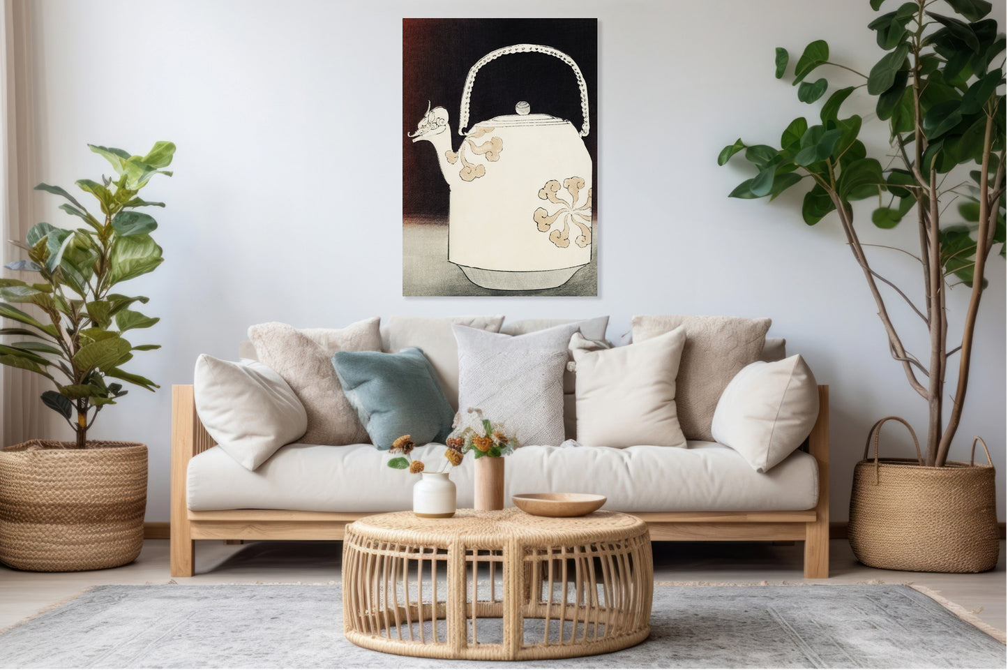 Obraz  Kettle, Bijutsukai Japoński Vintage do Salonu