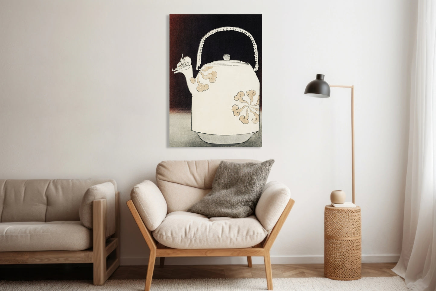 Obraz  Kettle, Bijutsukai Japoński Vintage do Salonu