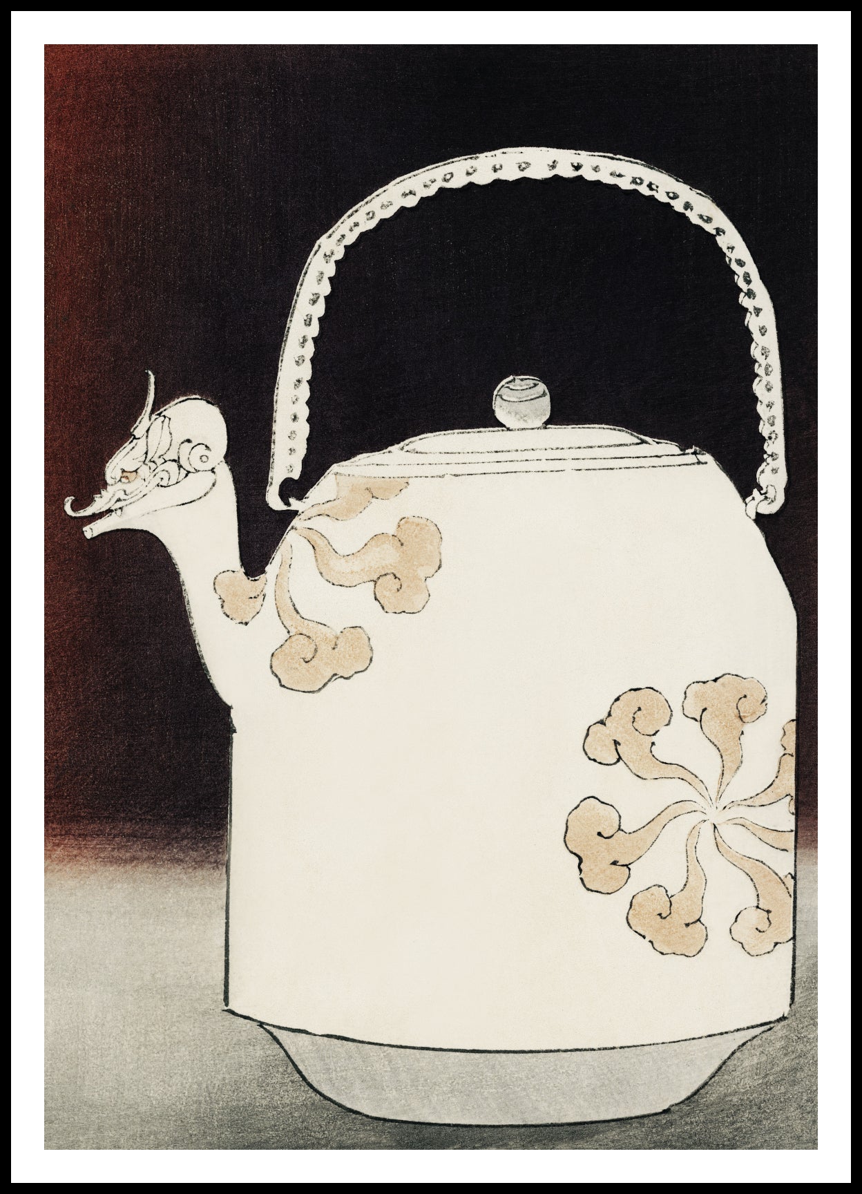 Plakat  Kettle, Bijutsukai Japoński Vintage do Salonu