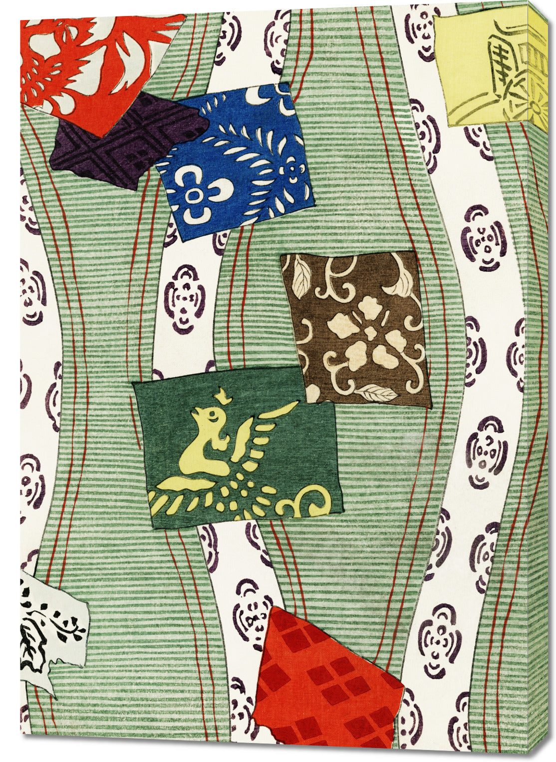 Obraz  Motifs, Bijutsukai Japoński Vintage do Salonu