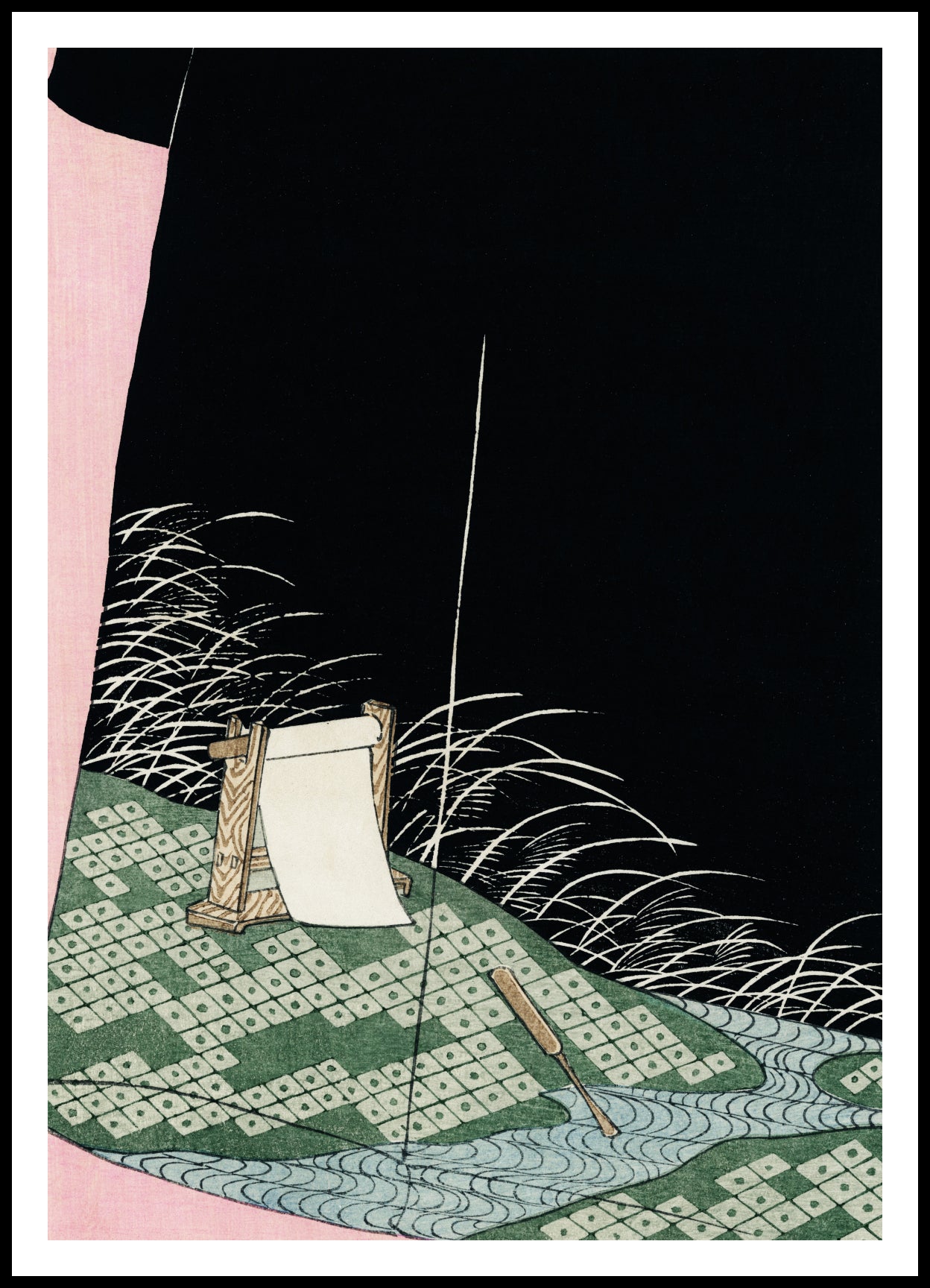 Plakat  Nightscape, Bijutsukai Japoński Vintage do Salonu