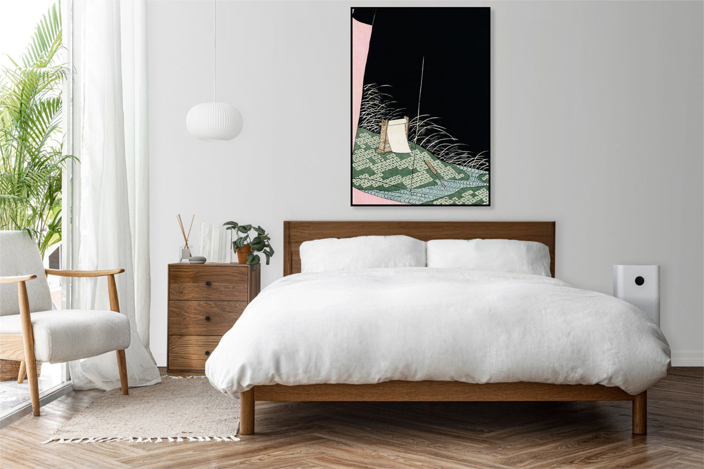 Plakat  Nightscape, Bijutsukai Japoński Vintage do Salonu