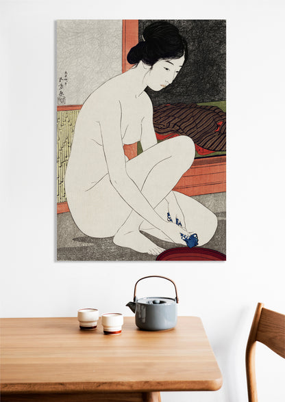Obraz  Yokugo No Onna, Hashiguchi Japoński Vintage