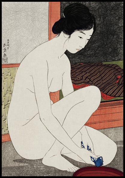 Plakat  Yokugo No Onna, Hashiguchi Japoński Vintage