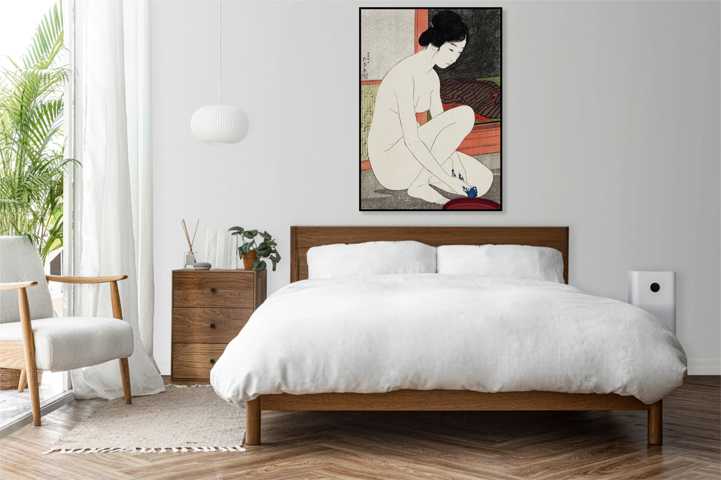 Plakat  Yokugo No Onna, Hashiguchi Japoński Vintage