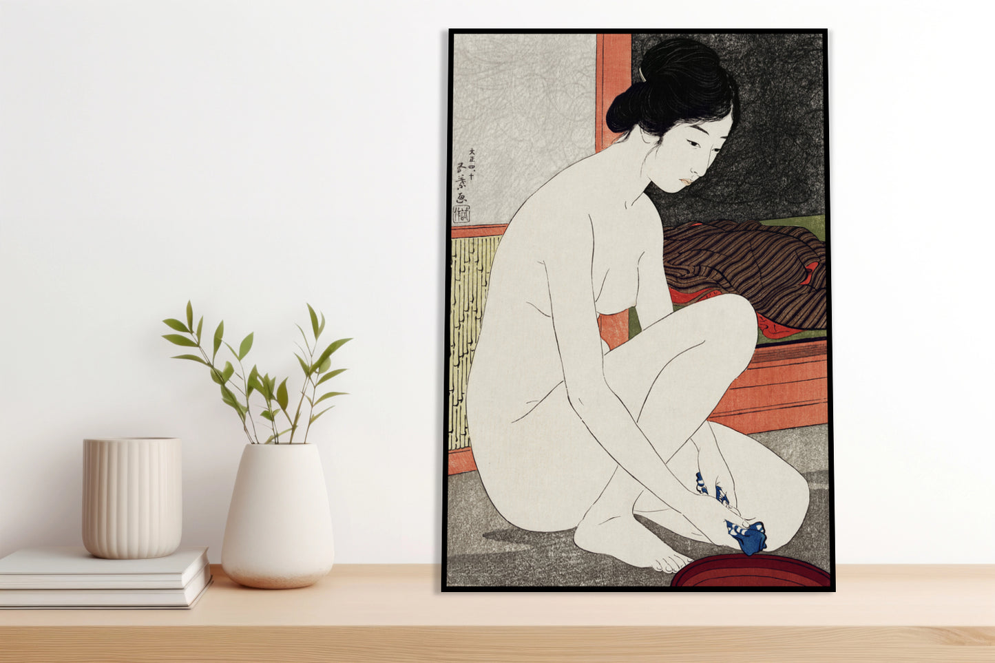 Plakat  Yokugo No Onna, Hashiguchi Japoński Vintage