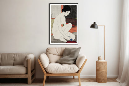 Plakat  Yokugo No Onna, Hashiguchi Japoński Vintage