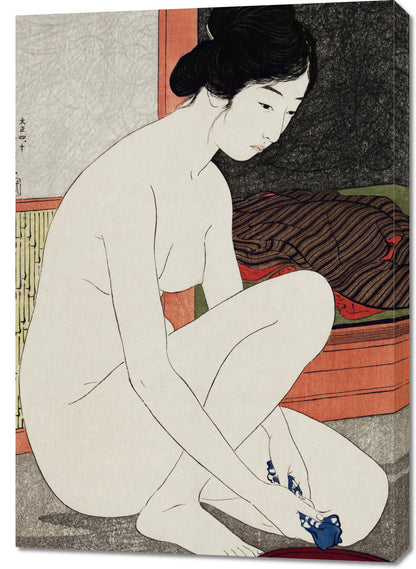 Obraz  Yokugo No Onna, Hashiguchi Japoński Vintage