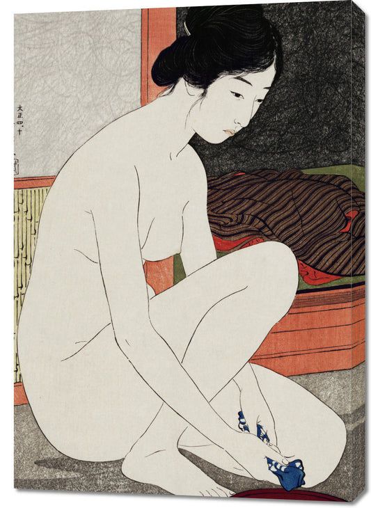Obraz  Yokugo No Onna, Hashiguchi Japoński Vintage