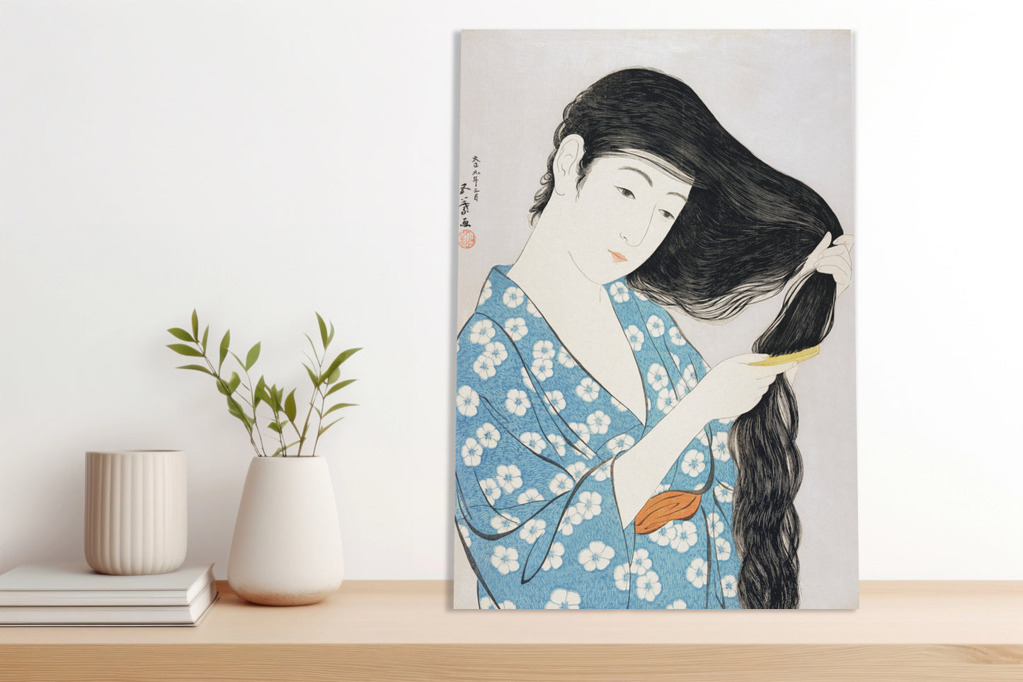 Obraz  Woman, Hashiguchi Japoński Vintage