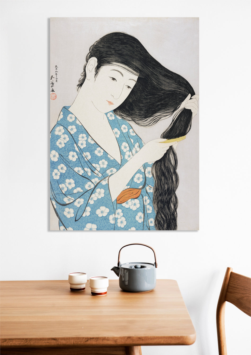 Obraz  Woman, Hashiguchi Japoński Vintage
