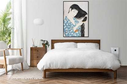 Plakat  Woman, Hashiguchi Japoński Vintage