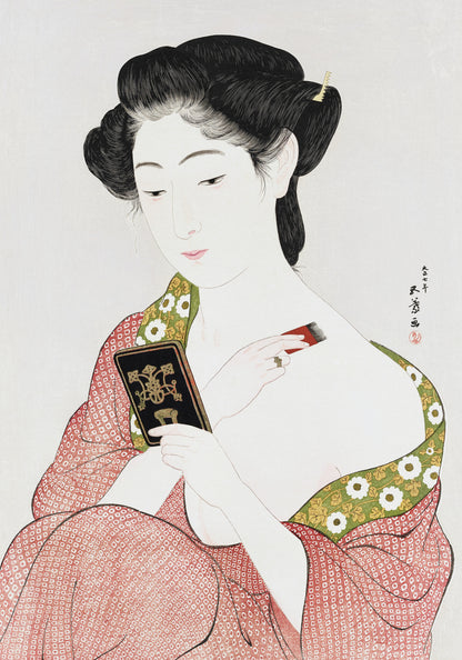 Plakat  Woman 2, Hashiguchi Japoński Vintage