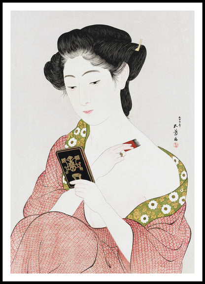 Plakat  Woman 2, Hashiguchi Japoński Vintage