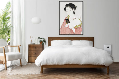 Plakat  Woman 2, Hashiguchi Japoński Vintage