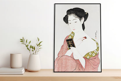 Plakat  Woman 2, Hashiguchi Japoński Vintage