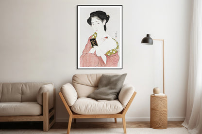 Plakat  Woman 2, Hashiguchi Japoński Vintage