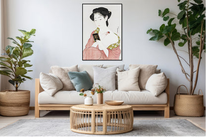 Plakat  Woman 2, Hashiguchi Japoński Vintage