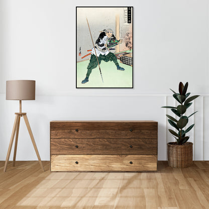 Plakat  Nakamura Kansuke, Gekko Japoński Vintage