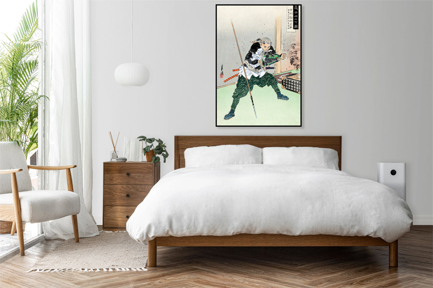 Plakat  Nakamura Kansuke, Gekko Japoński Vintage