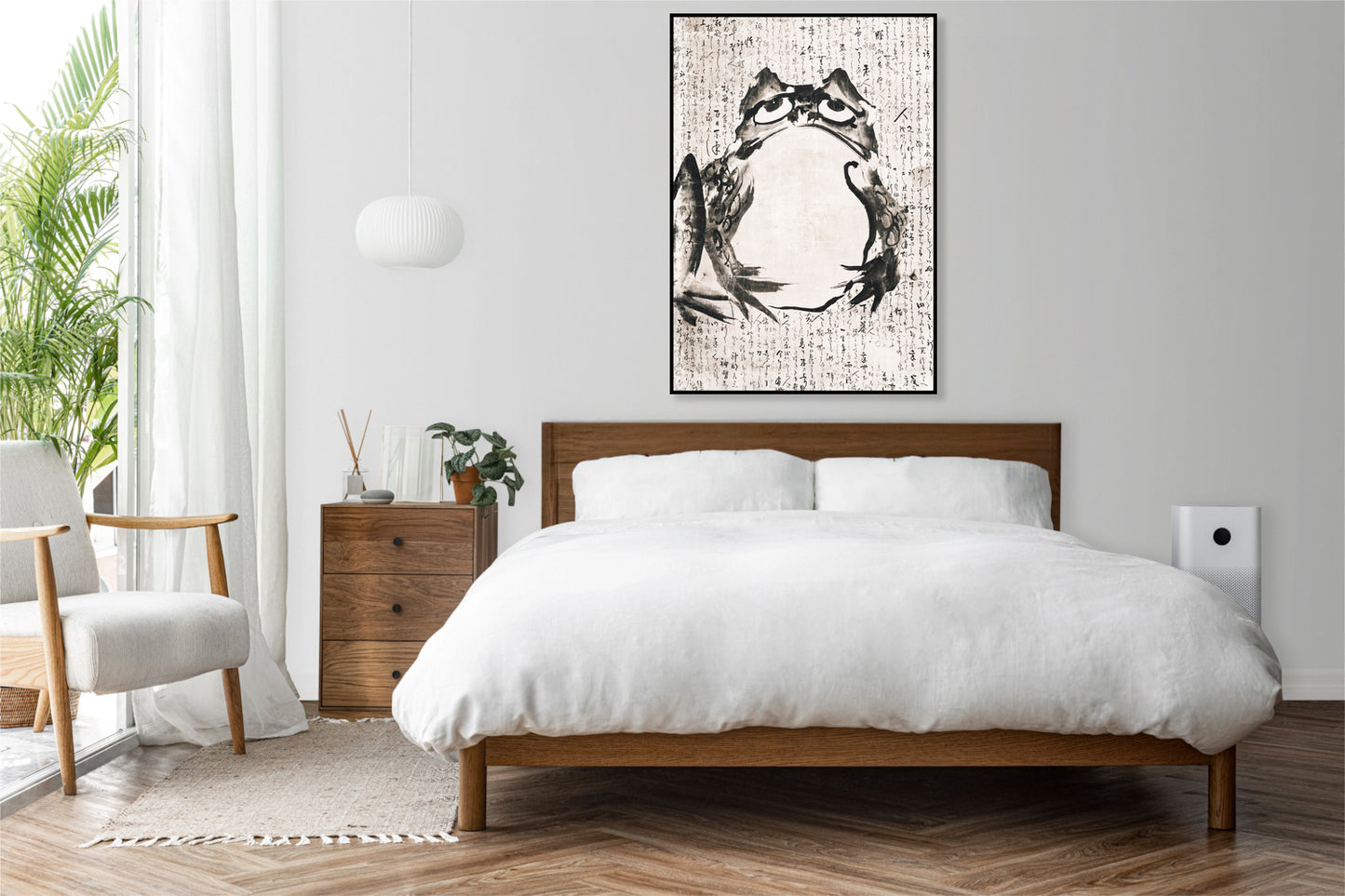Plakat  Żaba, Getsuju Japoński Vintage do Salonu