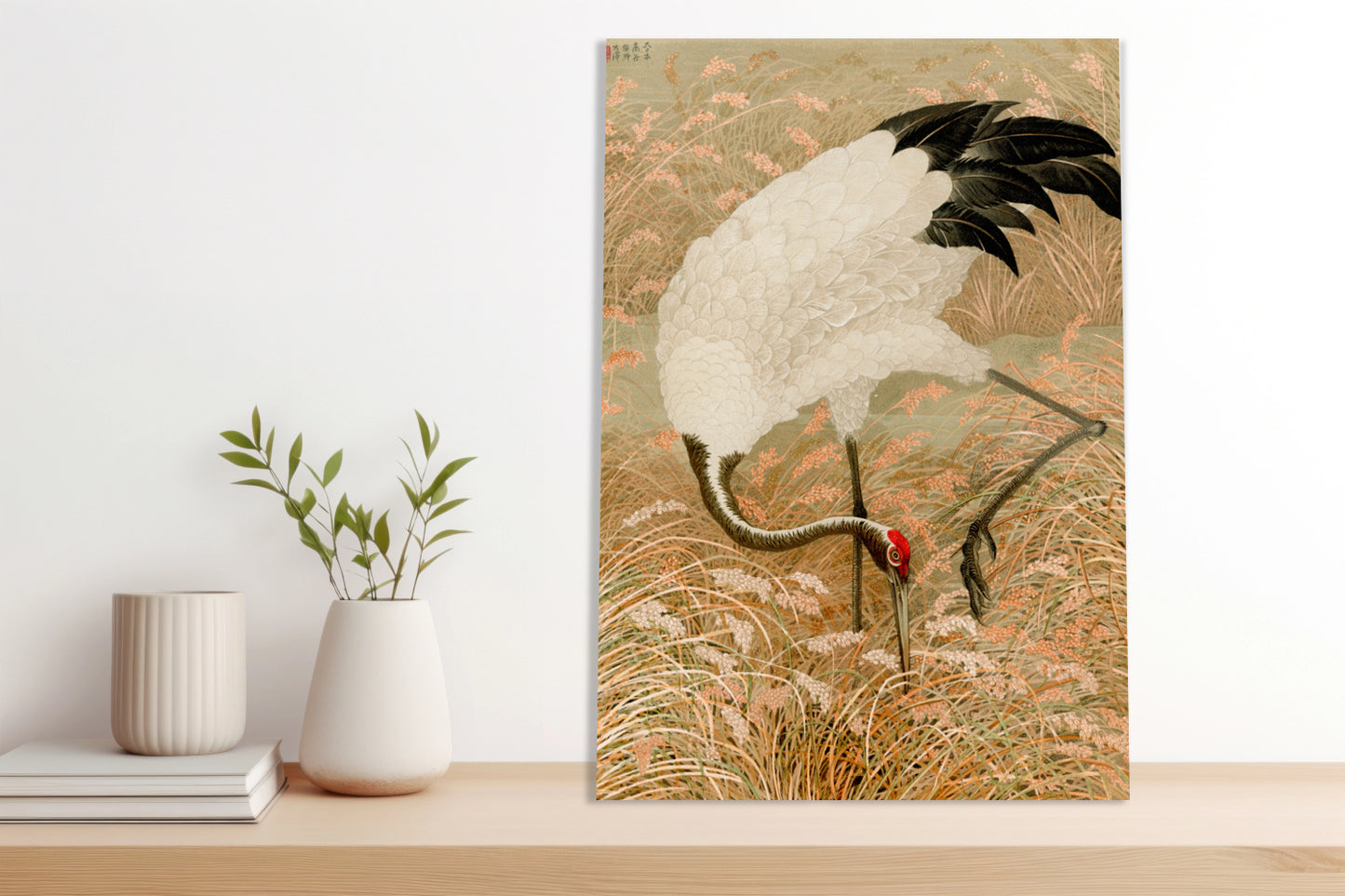 Obraz  Sarus Crane, G.A. Audsley Japoński Vintage