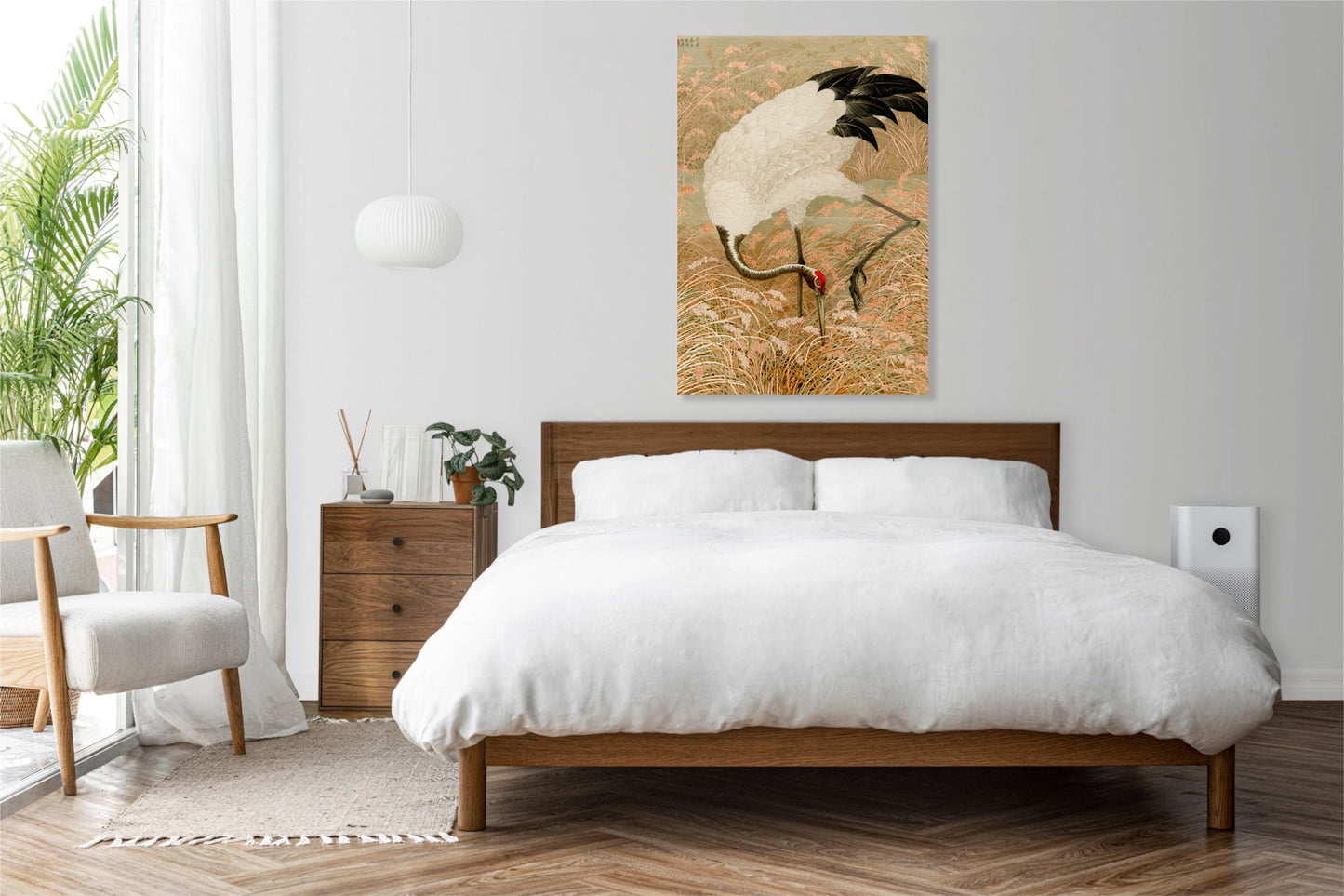 Obraz  Sarus Crane, G.A. Audsley Japoński Vintage